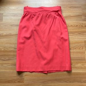 Vintage ESCADA Skirt - High Rise - Dark Coral 🪸